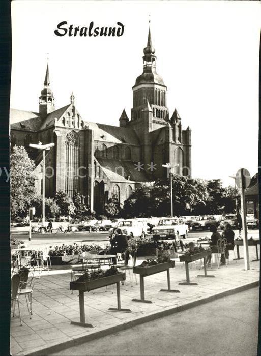 Stralsund Mecklenburg Vorpommern Kirche St Marien am Leninplatz