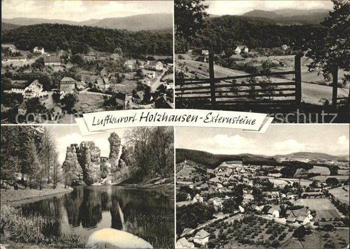 Holzhausen-Externsteine Panorama Externsteine Totalansicht