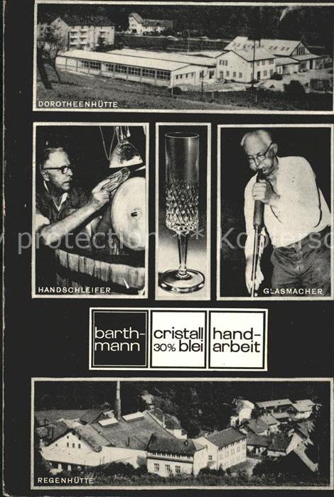Wolfach Dorotheenhuette Handschleifer Glasmacher Regenhuette