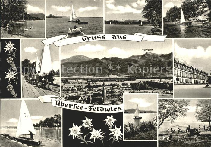 Feldwies Total und Teilansichten Segelpartien Strandleben