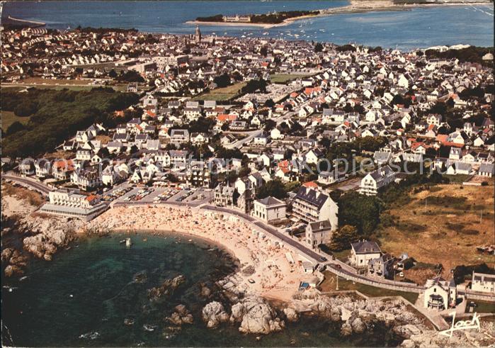 Le Croisic La plage de Pors Lin Vue aerienne