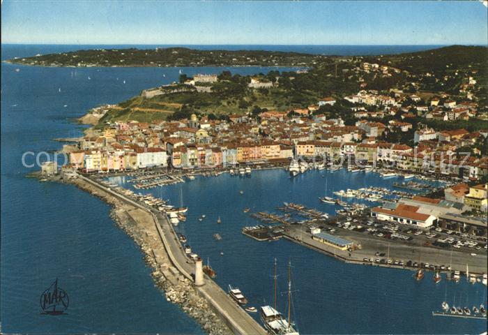 Saint Tropez Var Vue aerienne sur le Port et la Citadell