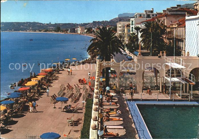 Menton Alpes Maritimes La Piscine et la Promenade