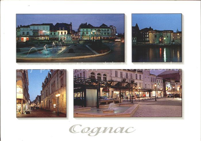 Cognac Charente La ville illuminee Place Francois Porte