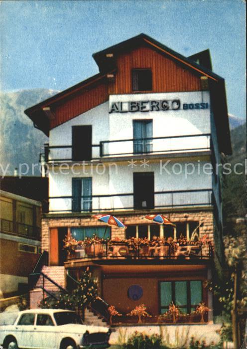 Boario Terme Albergo Bossi dalla Fonte su strada panoramica