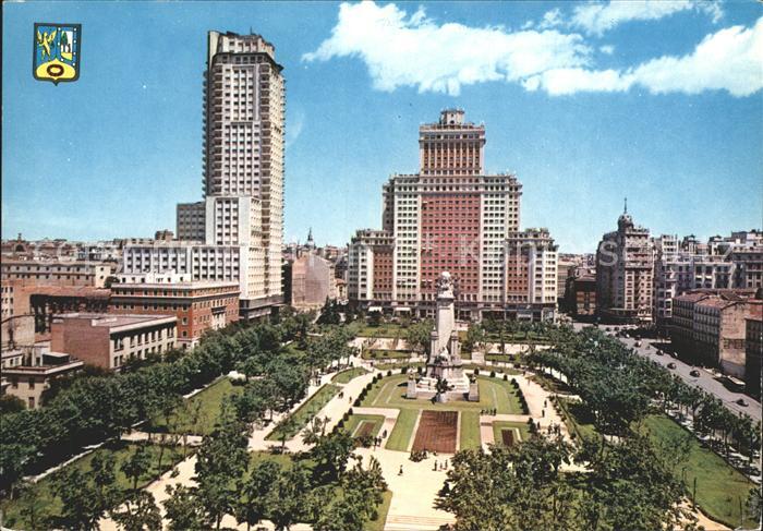 Madrid Spain Plaza de Espana