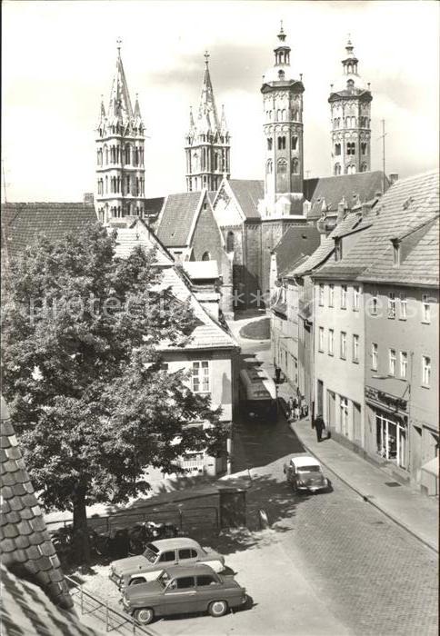 Naumburg Saale Steinweg Blick zum Dom