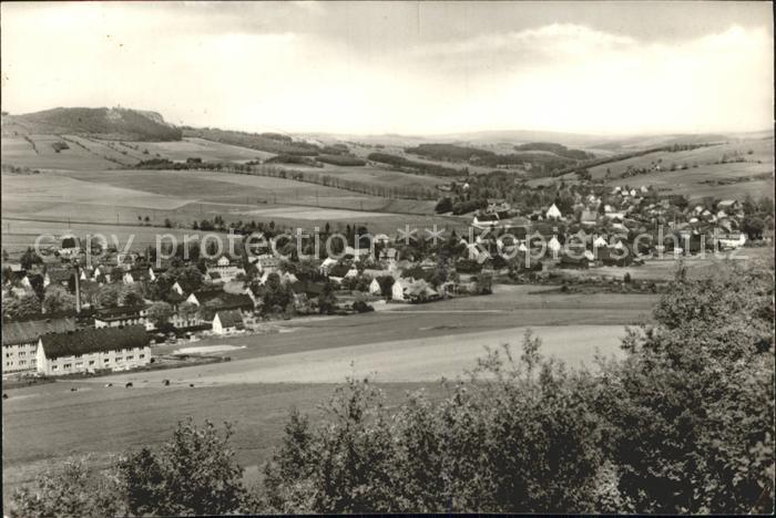 Crottendorf Erzgebirge Panorama mit Scheibenberg