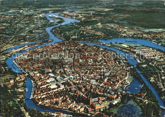 LueBECK CITY Fliegeraufnahme