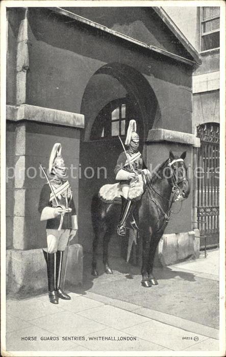 Leibgarde Wache Horse Guards Sentries Whitehall London