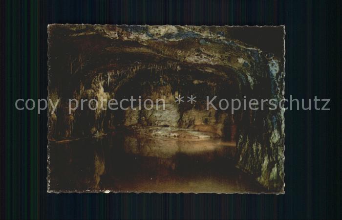 Hoehlen Caves Grottes Feengrotten Mittlere Quellgrotte Saalfe