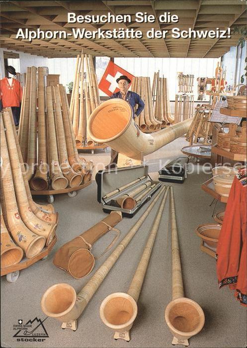 Alphorn Werkstaette Alphornbau Stocker Kriens-Luzern