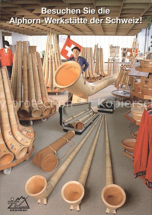 Alphorn Werkstaette Alphornbau Stocker Kriens-Luzern