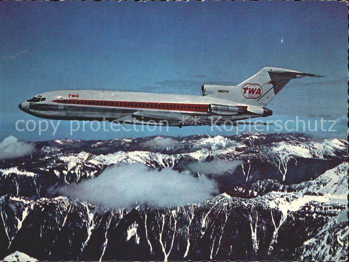 Flugzeuge Zivil TWA Boeing 727