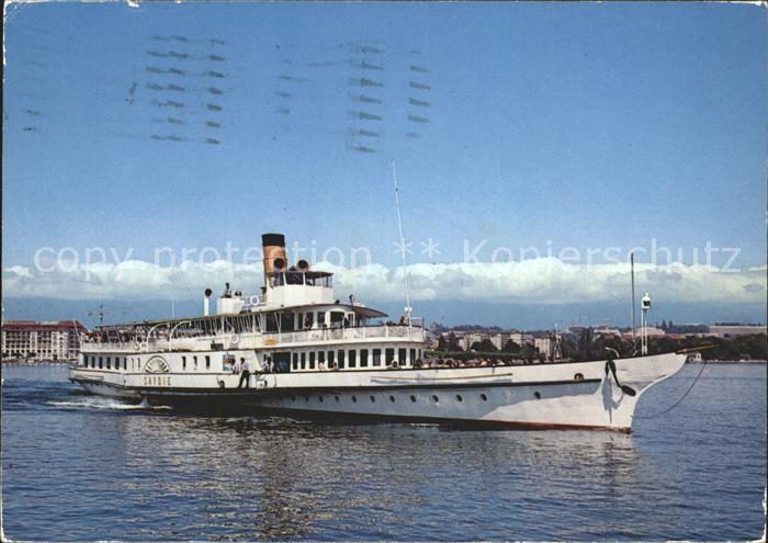 Dampfer Seitenrad Savoie Geneve