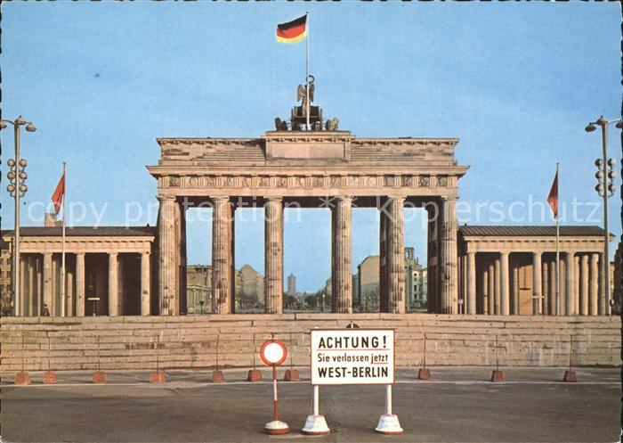 Brandenburgertor Berlin Grenze