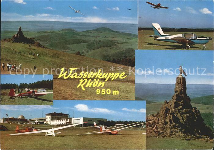 Segelflug Gliding Vol-Voile Vuolo-a-Vela Wasserkuppe Rhön Fliegerdenkmal