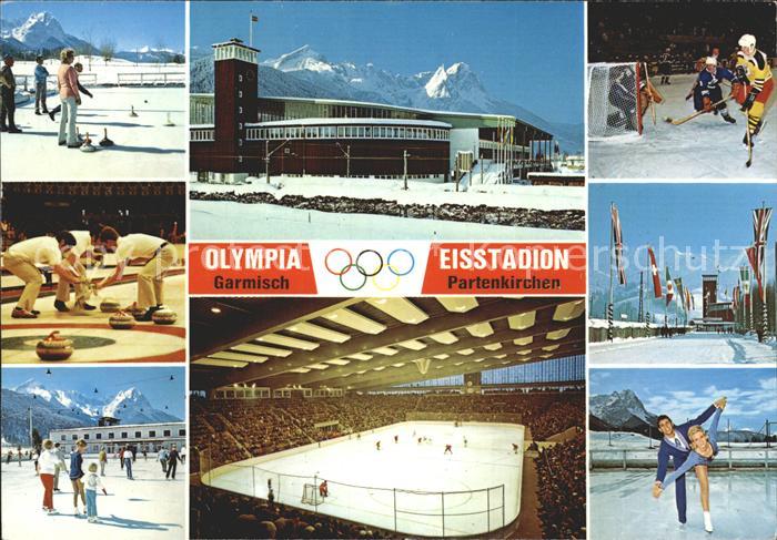 Eiskunstlauf Olympia-Eisstadion Garmisch-Partenkirchen Eishockey Curling