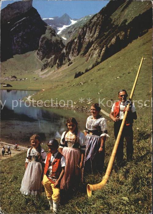 Alphorn Seealpsee Trachten