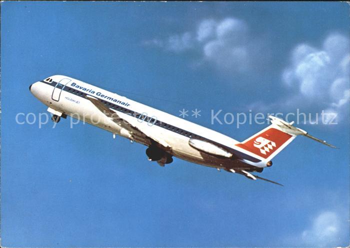 Flugzeuge Zivil Bavaria Germainair Bac Super One-Eleven