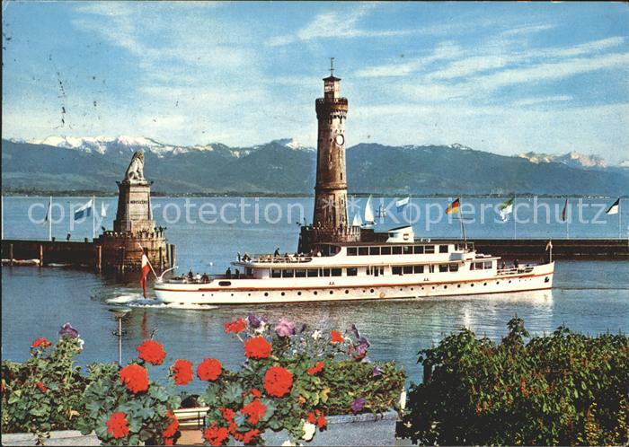 Motorschiffe MS oesterreich Hafen Lindau Bodensee
