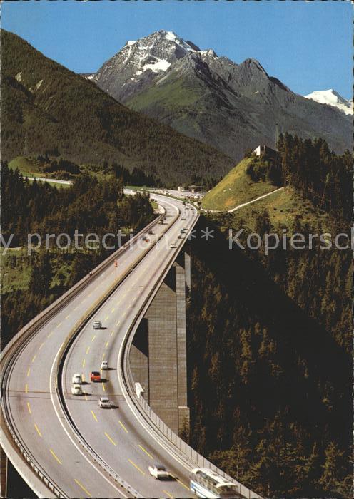 Autobahn Brenner Europabruecke Schoenberg Habicht Wilder Freiger
