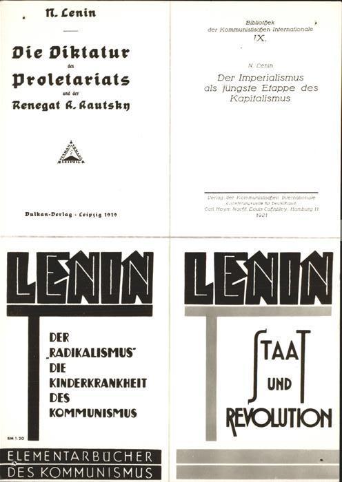 Politik Geschichte Lenin Kommunistische Partei Deutschland Radikalismus