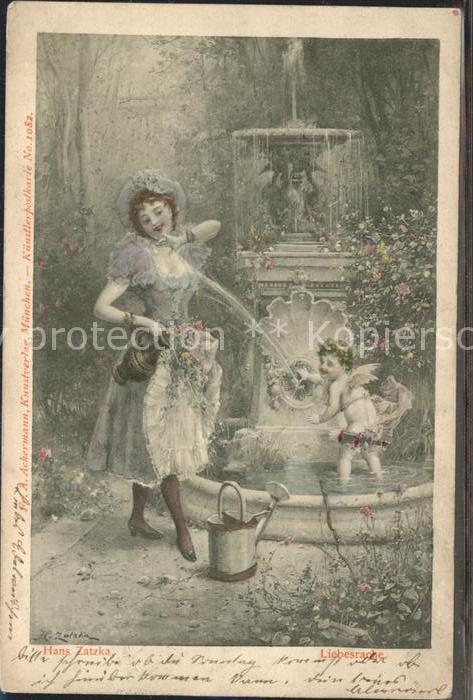 Zatzka H. Liebesrache Frau Engel Brunnen