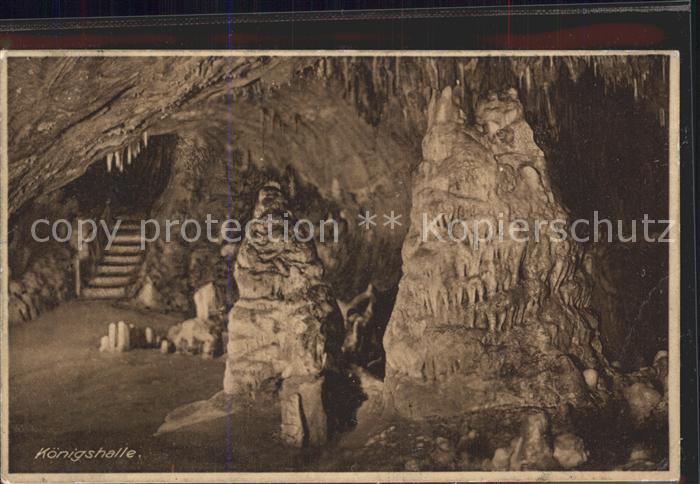 Hoehlen Caves Grottes Dechenhöhle Königshalle