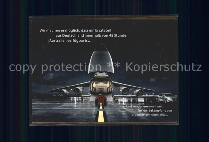 Zoll Grenze Douane Bundesministerium der Finanzen Flugzeug