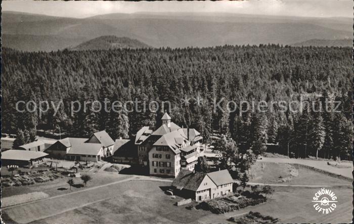 Lamm Kniebis Fliegeraufnahme Kurhotel