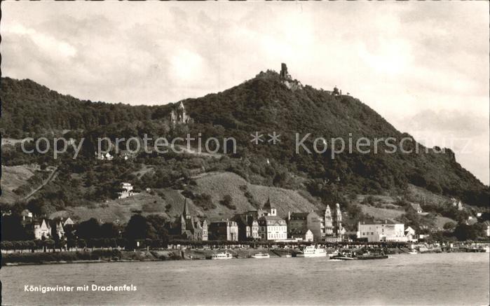 Koenigswinter mit Drachenfels