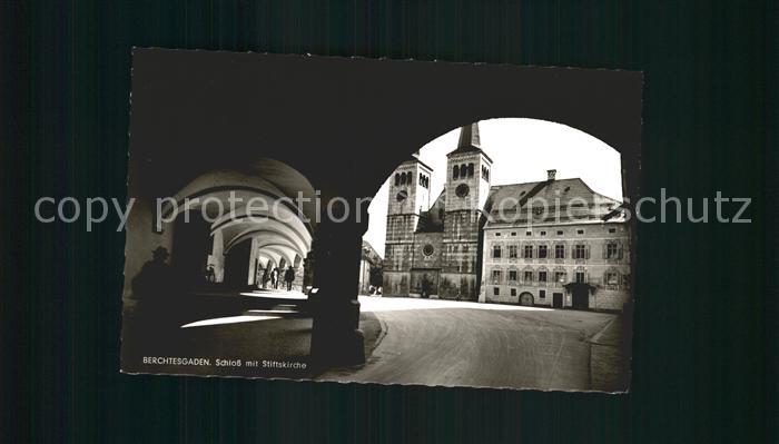 BERCHTESGADEN Bayern Schloss mit Stiftskirche