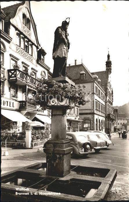 Wolfach Brunnen Hauptstrasse
