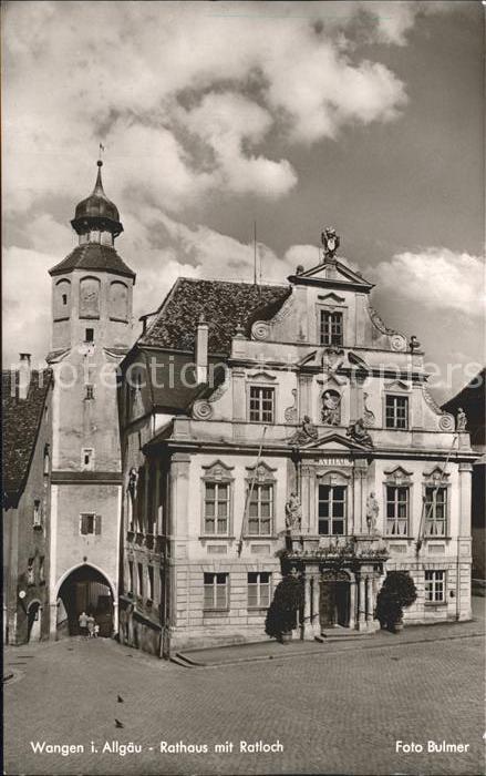 Wangen Allgaeu Rathaus mit Ratloch