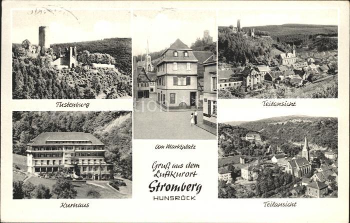Stromberg Hunsrueck Marktplatz Kurhaus Fustenburg