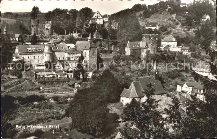 Monschau Montjoie NRW mit Burg