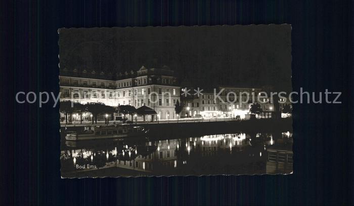 Bad Ems bei Nacht