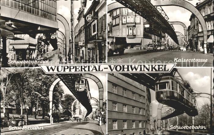 Vohwinkel Wuppertal Kaiserstrasse Schwebebahn
