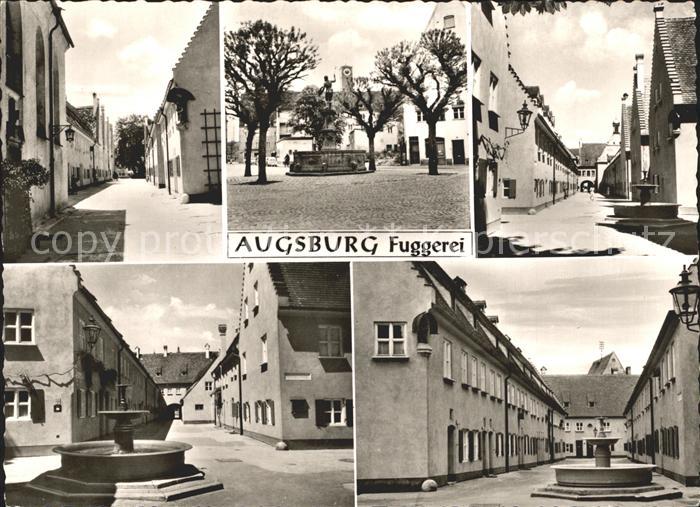 Augsburg Fuggerei aeteste Sozialsiedlung der Welt