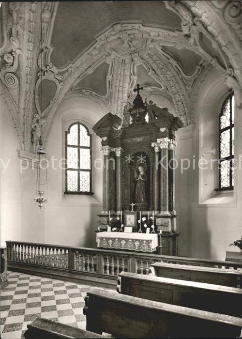 BERCHTESGADEN Bayern Franziskanerkirche Kapelle innen