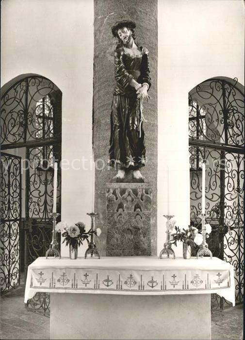 BERCHTESGADEN Bayern Franziskanerkirche Christus an Geisselsaeule