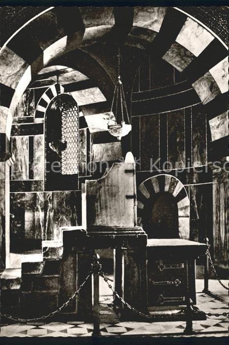 Aachen Dom Kaiser Karl Stuhl