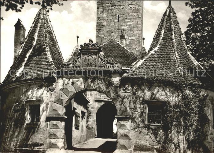 Rothenburg Tauber Burgtor