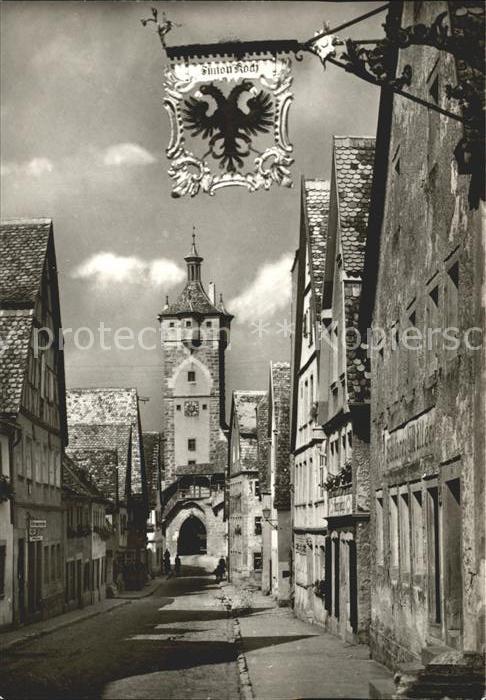 Rothenburg Tauber Klingengasse