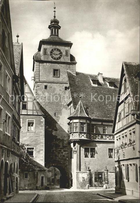 Rothenburg Tauber Weisser Turm