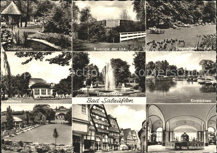 Bad Salzuflen Kurpark mit Klinik