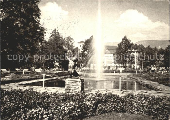 Bad Muenster Stein Ebernburg Kurpark mit Kurhaus