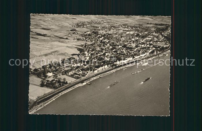 Ruedesheim Rhein Fliegeraufnahme