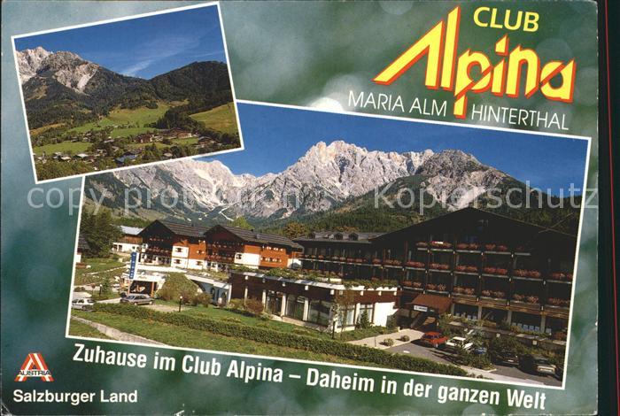 Maria Alm Steinernen Meer Club Alpina Hinterthal